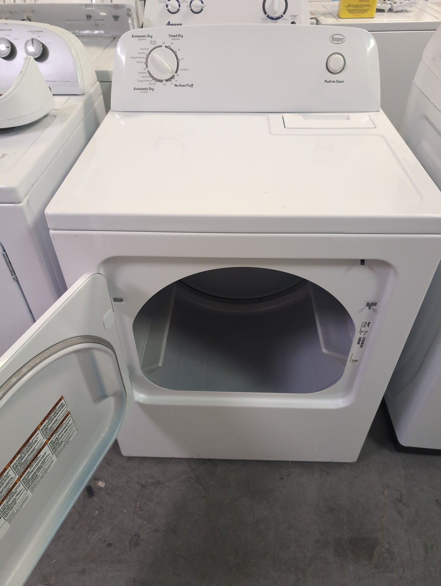 Used roper by Whirlpool 7 cubic foot electric dryer