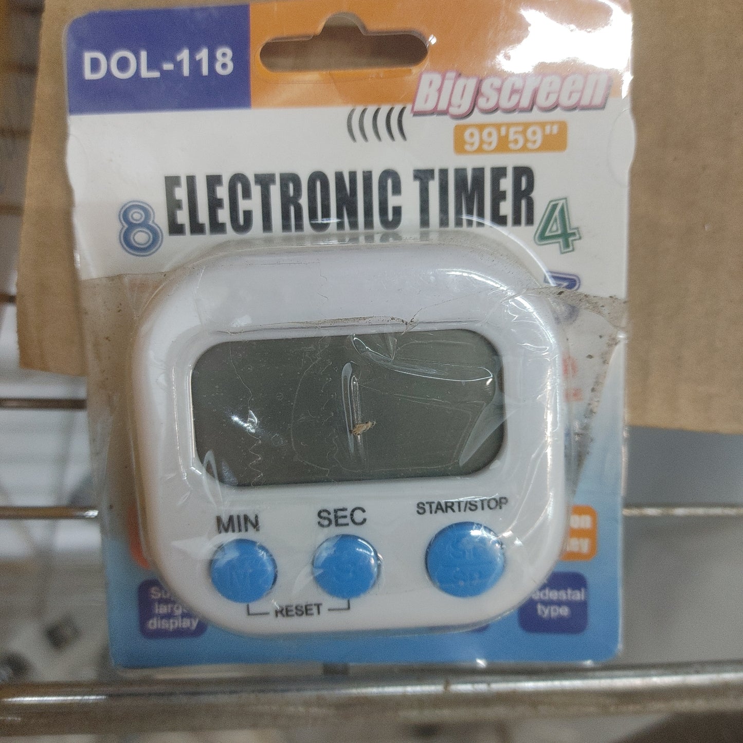 New big screen electronic kitchen timer