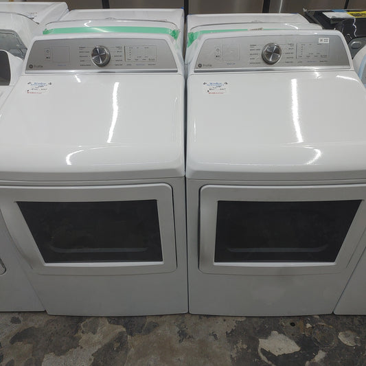 New GE 7.4 Cubic Ft Electric Dryer with Washer Link