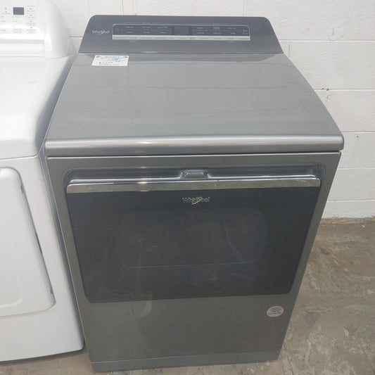 Used Whirlpool 7.4 cubic foot electric dryer with remote enable