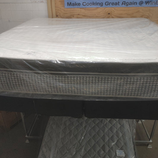 Used Lady Americana king size pillow top mattress with box spring