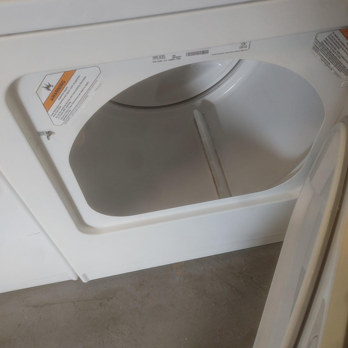 Used Maytag 3.8 cubic foot top load washer with 6.5 cubic foot electric dryer set. Dependable care models