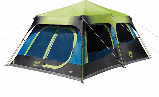 Coleman 10 person instant cabin. Set up in 60 seconds
